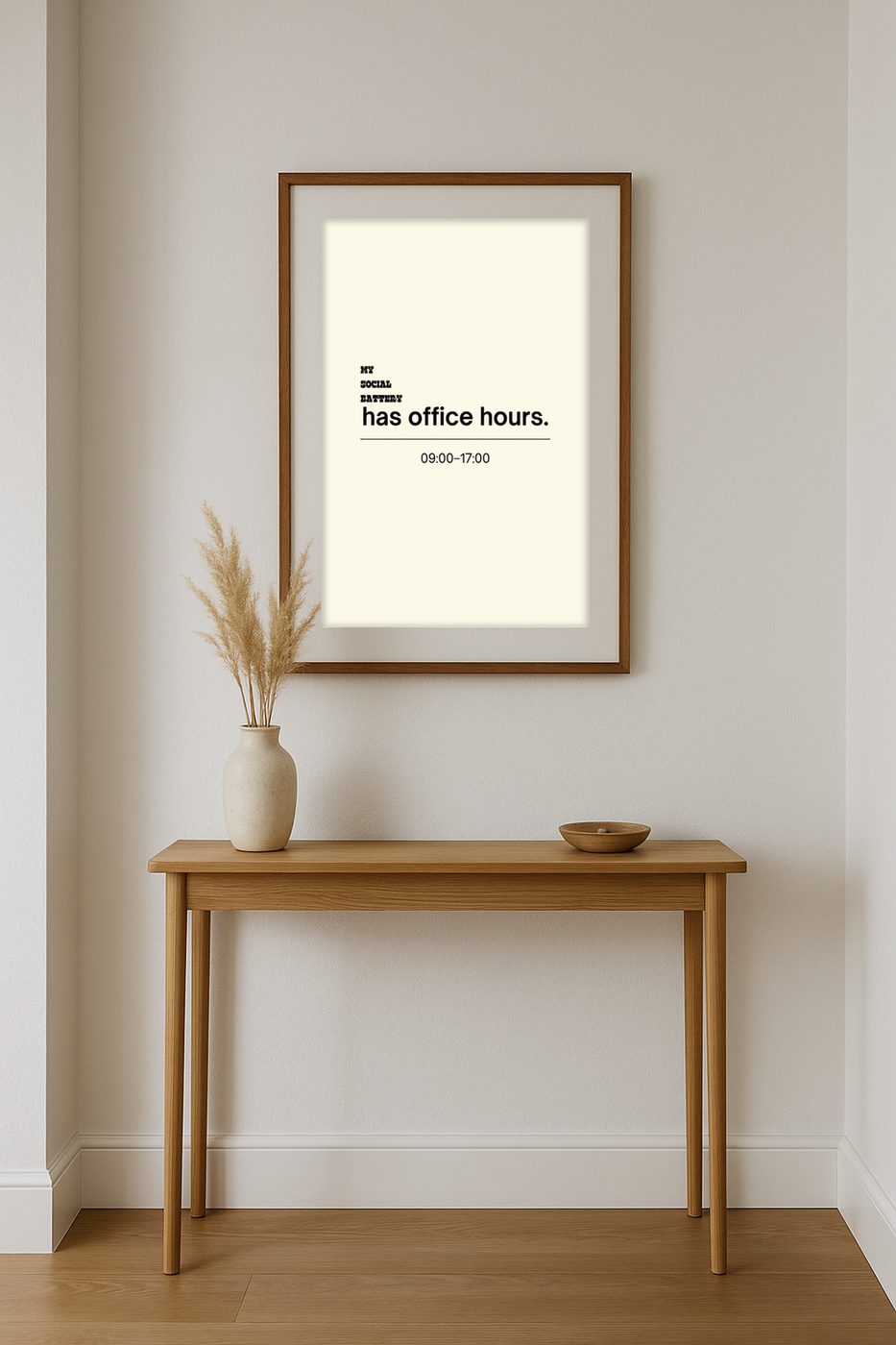 My social battery has office hours.