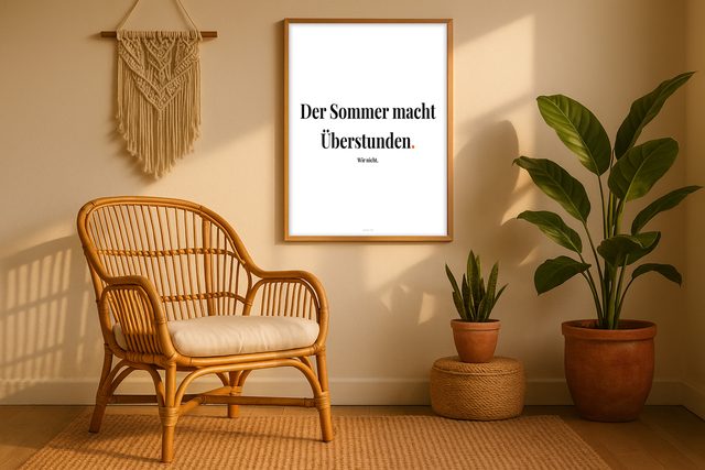 Der Sommer macht Überstunden. Wir nicht.